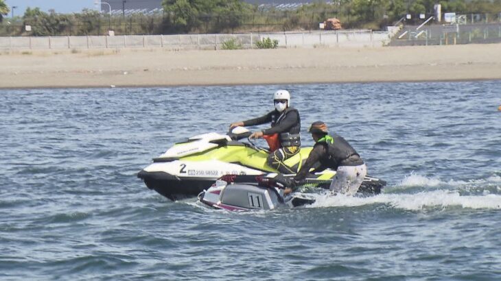 「ルールを守ったマリンレジャーを」海上保安庁が水上バイクに安全航行呼びかけ　大阪・貝塚市