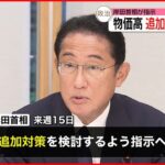 【物価高・追加対策検討】岸田首相が指示へ「効果的な政策を現場に届けていく」