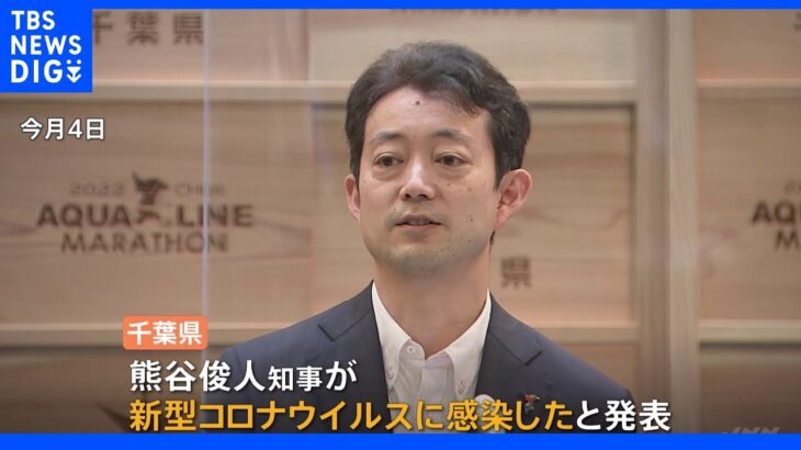 熊谷俊人千葉県知事が新型コロナに感染　症状は軽症｜TBS NEWS DIG