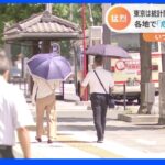 「サウナに入っている気持ち」関東地方では猛暑日続く　東京都心では猛暑日最多の記録を更新｜TBS NEWS DIG