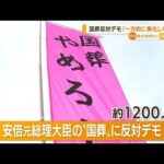「一方的に美化しないで」安倍元総理“国葬”反対デモ(2022年8月17日)