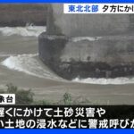 東北北部で大雨に ピークは昼前から夕方 前線を伴った低気圧の影響で激しい雨｜TBS NEWS DIG