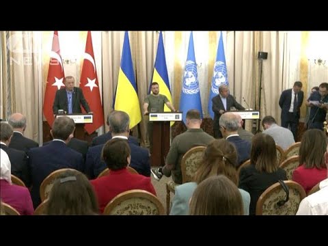 ウクライナ訪問の国連事務総長　ザポリージャ原発「非武装化する必要ある」(2022年8月19日)