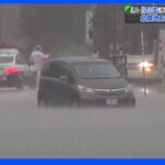 ひざ下まで雨水が…石川で激しい雨、川の氾濫相次ぎ浸水被害　21日夕方までに最大100ミリの雨予想　土砂災害に厳重警戒｜TBS NEWS DIG