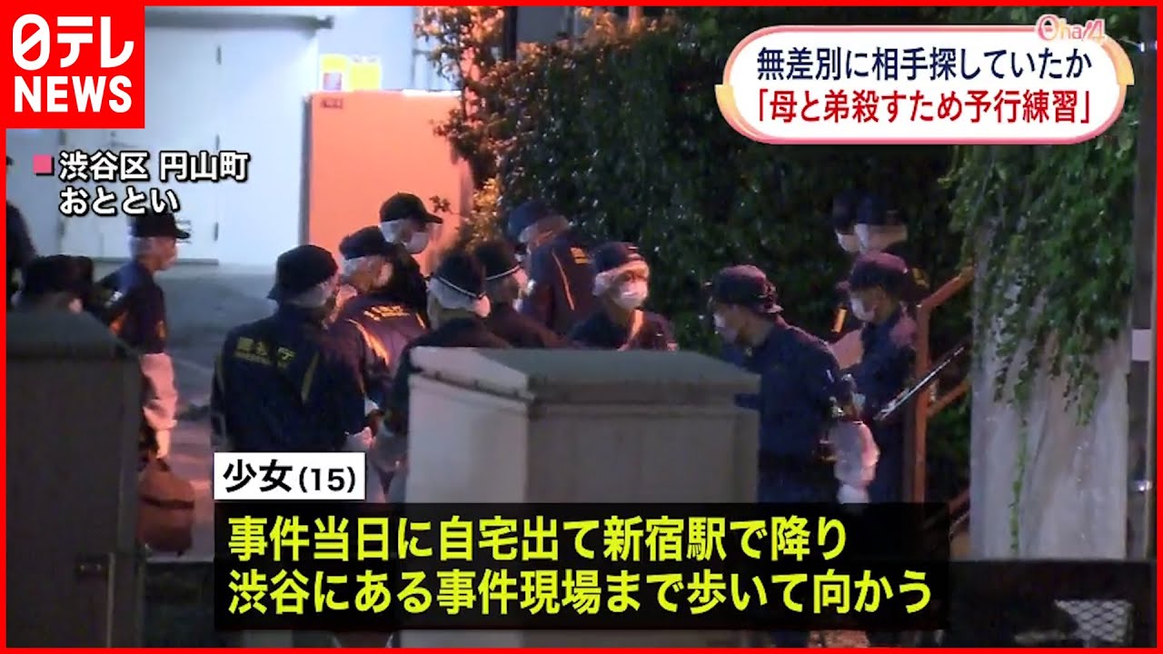 【渋谷・母娘刺傷】無差別に殺害相手を探していたか 「母と弟殺すため予行練習」