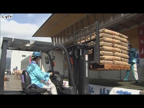 近江米「ハナエチゼン」初出荷　早場米の産地、滋賀県高島市今津町　早ければ２３日にも店頭へ