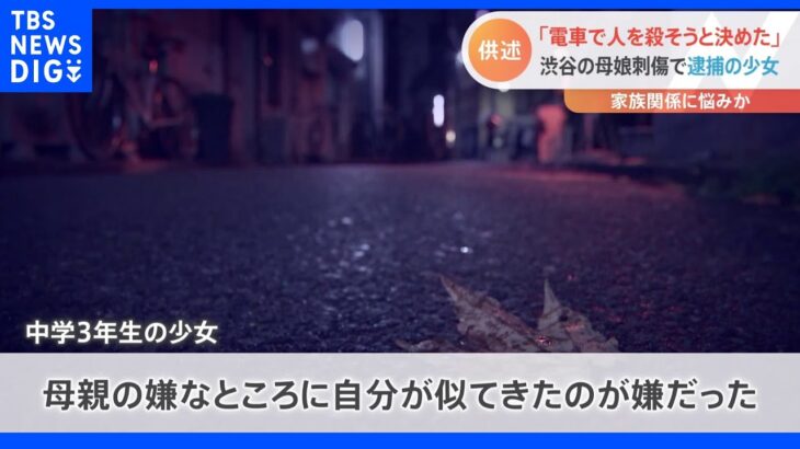 「母親の嫌なところに自分が似てきた…」渋谷母娘刺傷で逮捕の少女　家族に対して悩みか｜TBS NEWS DIG