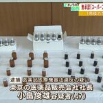 「胎盤」を滅菌・精製するなどし“無承認の医薬品”を販売か　４７歳の社長を逮捕（2022年8月23日）