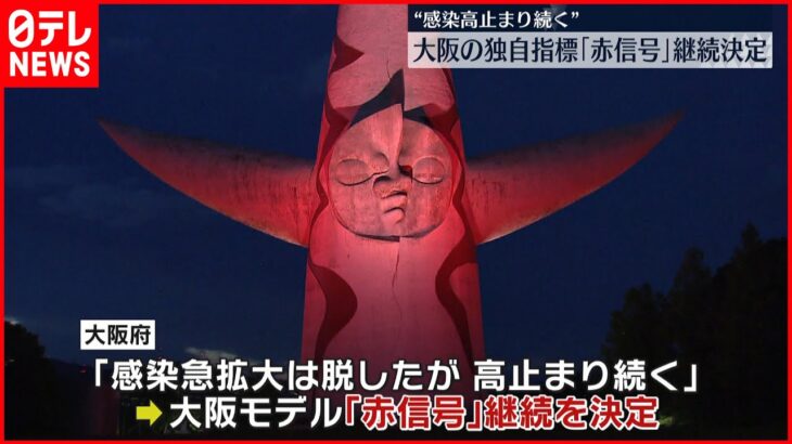 【大阪モデル】「赤信号」継続を決定　“全数把握見直し”吉村府知事、現段階では否定的な考え示す