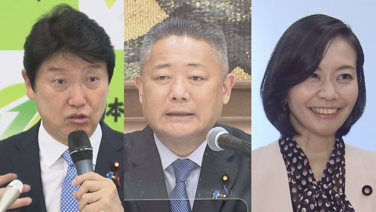 日本維新の会　代表選あす投開票　３人の候補が大阪・なんばで最後の訴え　知名度不足の声も