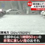 【大気不安定】28日にかけて激しい雷雨に警戒 関東地方