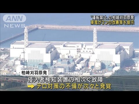 “運転禁止”柏崎刈羽原発　東電が3つの改善策示す(2022年8月19日)