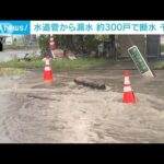 【原因不明】水道管から漏水で300戸断水　復旧のめど立たず　千葉・美浜区(2022年8月4日)