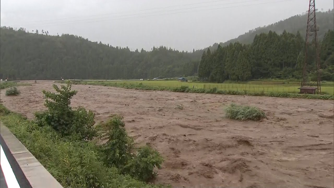 滋賀・高時川の氾濫で『周辺住民約4000人に避難指示』　姉川には『氾濫危険情報』発表（2022年8月5日）