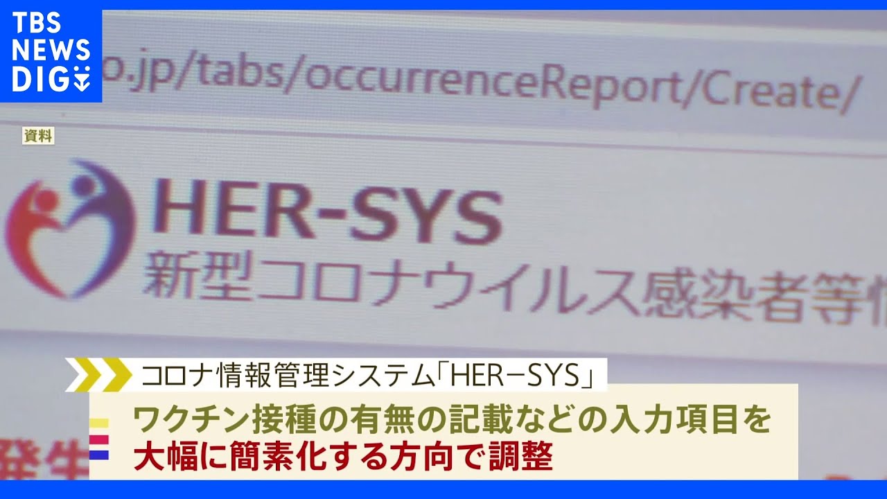 政府、“第7波”中の全数把握見直しは困難の見通しで“コロナ情報管理システム”「HER－SYS」を大幅簡素化へ｜TBS&nbsp;NEWS&nbsp;DIG