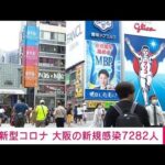 【速報】大阪府の新規感染7282人　死亡6人(2022年8月1日)