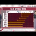 【関東の天気】台風8号の予報円が関東　大雨の警戒「ピーク時間ここ!」(2022年8月12日)