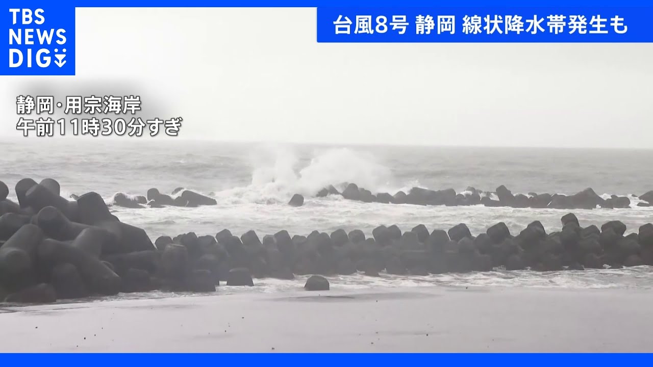 「釣りの予定が・・・」 迫る台風8号に行楽客に影響も 東海道新幹線上下線に遅れで「困る」|TBS NEWS DIG