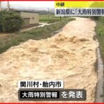 【大雨特別警報】各地で床上浸水 村上市で80代男性が足をケガして“重傷” 新潟県
