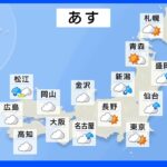 【8月13日 夕方 気象情報】明日の天気｜TBS NEWS DIG