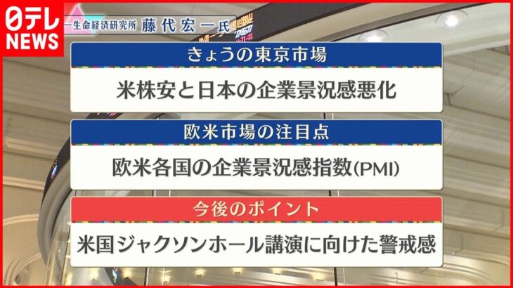 【8月23日株式市場】株価見通しは？藤代宏一氏が解説