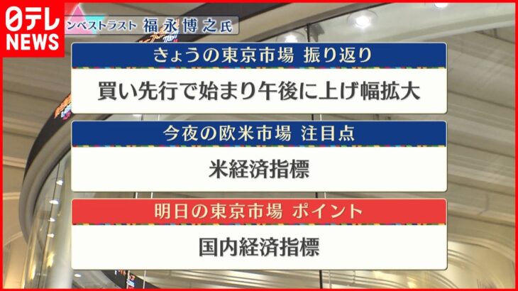 【8月25日株式市場】株価見通しは？福永博之氏が解説