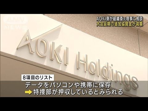 AOKI前会長から元理事への相談で追加協賛金が減額(2022年8月21日)