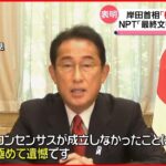 【NPT再検討会議】岸田首相「極めて遺憾」表明　「最終文書」不採択で