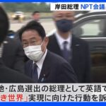 岸田総理がNY到着　NPT再検討会議で演説へ　日本の総理大臣出席は初｜TBS NEWS DIG