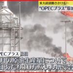 【OPECプラス】原油増産で合意も…増産幅は小幅に