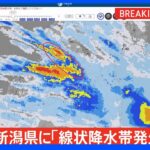 【速報】新潟県に「線状降水帯発生情報」発表｜TBS NEWS DIG