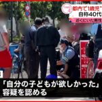 【男逮捕】ベビーカーの1歳児“連れ去り”未遂「自分の子どもが欲しかった」