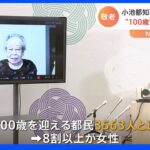 小池都知事が100歳を迎える都民と面会し長寿祝う　新100歳は過去最多に｜TBS NEWS DIG