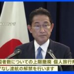 岸田総理、来月11日からビザなし渡航、個人旅行解禁表明 全国旅行割やイベント割も開始｜TBS NEWS DIG