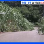 台風11号　宮古島の様子は？　住家が倒壊するおそれもある猛烈な風が吹くおそれ｜TBS NEWS DIG
