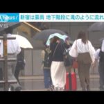 台風14号　温帯低気圧に　影響で東京都内で激しい雨(2022年9月20日)