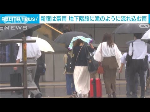 台風14号　温帯低気圧に　影響で東京都内で激しい雨(2022年9月20日)