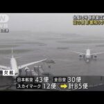 【台風14号】新幹線は通常運行 空の便は欠航続く(2022年9月20日)