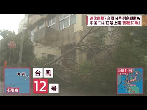 【台風14号】3連休を直撃！列島縦断も　“豪雨の上海”なのにPCRに長蛇の列(2022年9月15日)