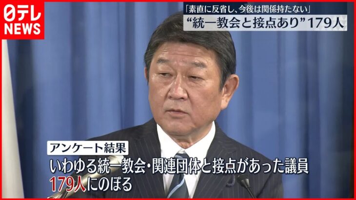 【自民党】179人が“統一教会”と接点あり　今後の焦点は…