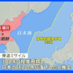 北朝鮮が弾道ミサイル2発発射 2日連続 日本海EEZ外に｜TBS NEWS DIG