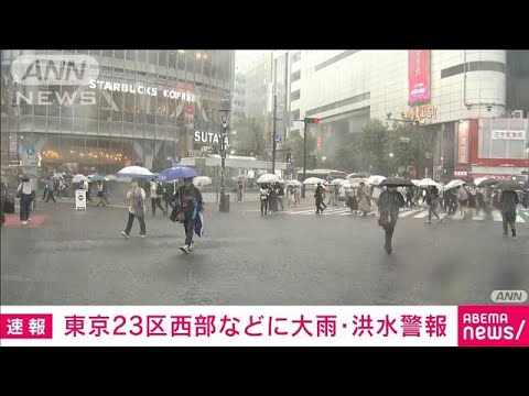 【速報】東京23区西部と多摩北部に大雨警報と洪水警報　杉並区で3560軒が停電(2022年9月24日)