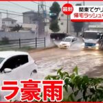 【関東地方に“ゲリラ豪雨”】帰宅ラッシュを直撃 2日朝まで激しい雨に注意