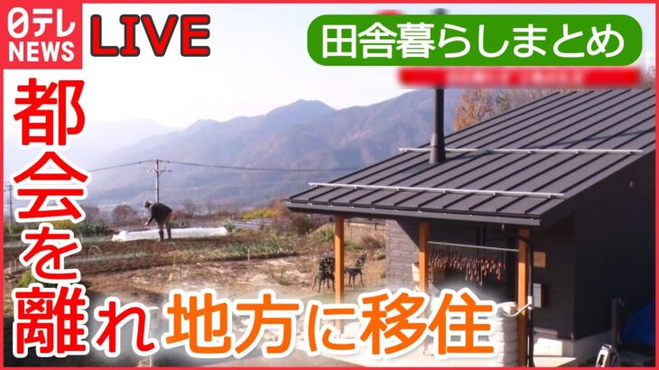 【ライブ】自然の中で暮らす / “山の荒れ地“を牧場に / 外国人パパと動物たちと農家生活 / 人気の“2拠点生活” / 都会から移住 田舎で暮らす家族など（日テレNEWS LIVE）