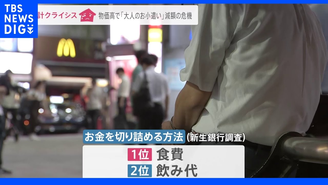 妻からの冷たい視線で…夫は“お小遣い”節約 値上げラッシュに上がらぬ給料で“切実な声”|TBS NEWS DIG