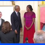 米オバマ元大統領夫妻の肖像画お披露目 除幕式の遅れは“異例”｜TBS NEWS DIG