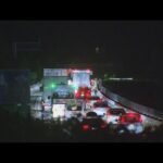 山陽自動車道で２０代の男女６人乗りの車が山の斜面に突っ込む　２人死亡、４人重軽傷　兵庫・赤穂市