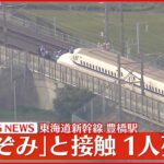 【速報】豊橋駅で「のぞみ」と接触 はねられた人が死亡 東海道新幹線