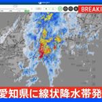 愛知県西部・東部に「線状降水帯発生情報」発表｜TBS NEWS DIG