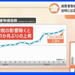 8月消費者物価指数＋2.8　30年11か月ぶりの歴史的上昇幅に｜TBS NEWS DIG